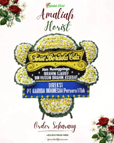 Papan Bunga Duka di Margasana