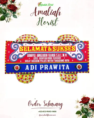 Karangan Bunga Ucapan Selamat di Margasana