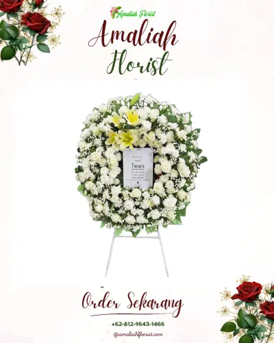 Krans Bunga Duka Cita di Margasana